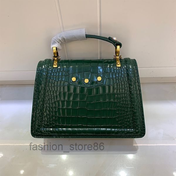 

womens bags branded handbags crocodile pattern one-shoulder diagonal b lhd5