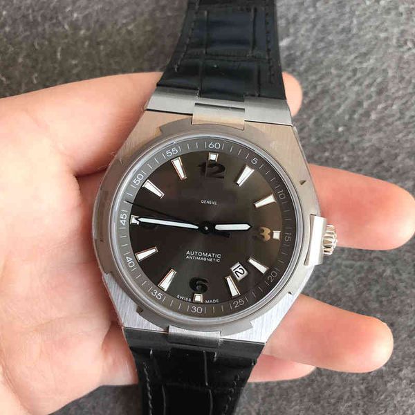 

luxury watches for mens mechanics wristwatch universal multifunctional inheritance men's rubber fully automatic mechanical designer, Slivery;brown