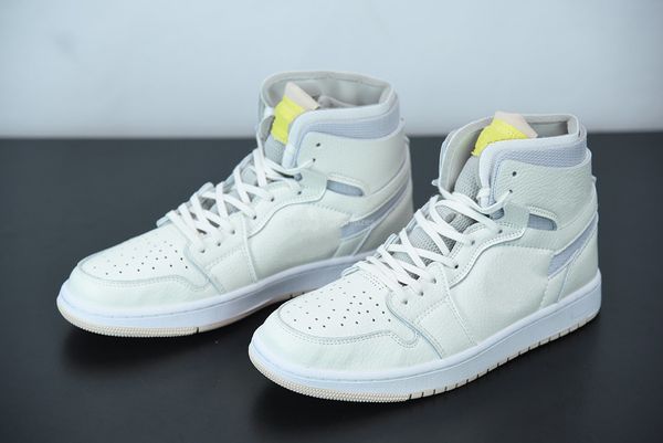 

zoom 1 high air cmft pearl white ct0979-107 basketball shoes womens mens size us 4-10 36-44