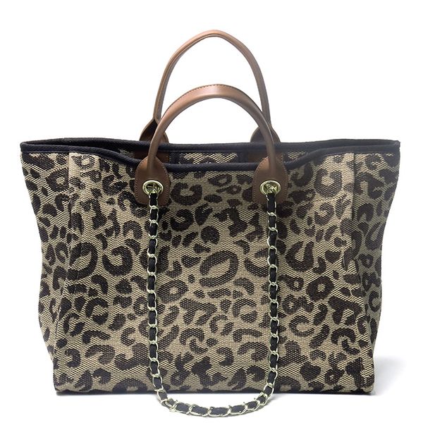 

women's luxury denim/canvas large tote shopping bag fashion shopper handle beach purse