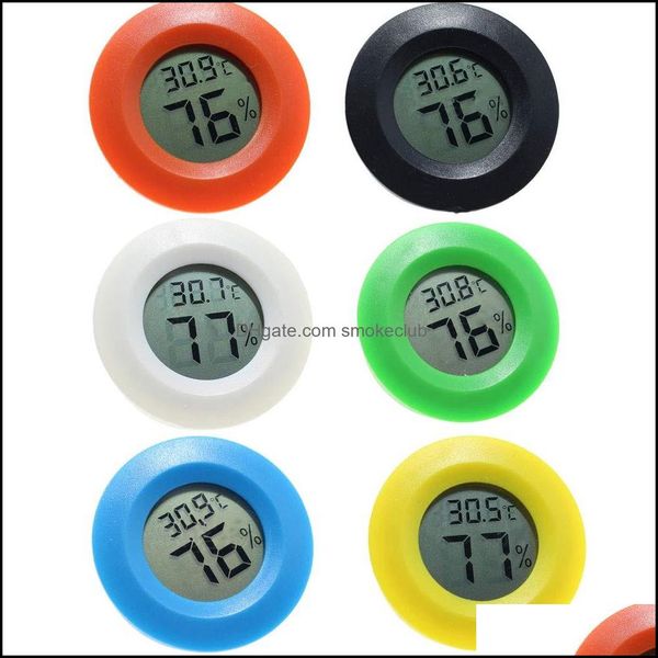 Mini Tragbare LCD Digital Thermometer Hygrometer Kühlschrank Zer Tester Temperatur Feuchtigkeit Meter Detektor Dh3001 Drop Lieferung 2021 Haushalt T