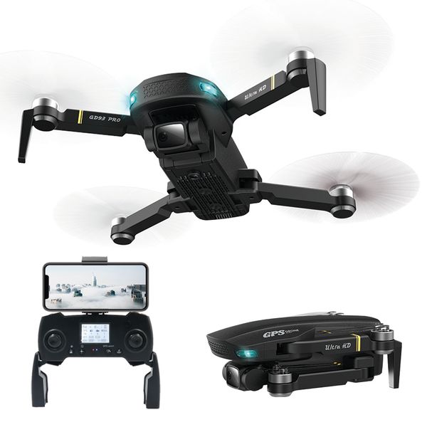 GD93 PRO Global Drone 4 K 6 K Kamera Mini Araç Wifi FPV Katlanabilir Profesyonel RC Helikopter Selfie Drones Oyuncaklar Çocuk Pil