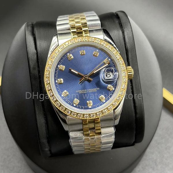 

watchbr-u1 41mm 36mm automatic mechanical mens watches bezel stainless steel women diamond lady watch waterproof luminous wristwatches, Slivery;brown