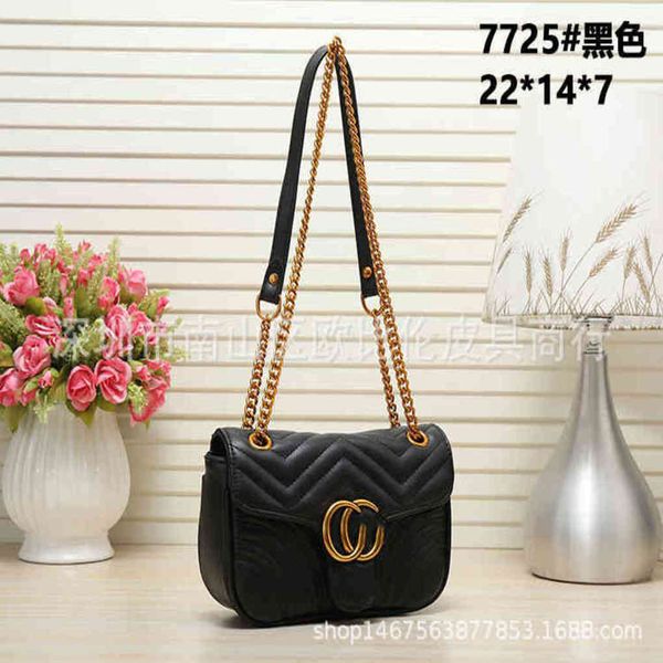 

60% off new designer luxury bags item sewing chain single diagonal 7725