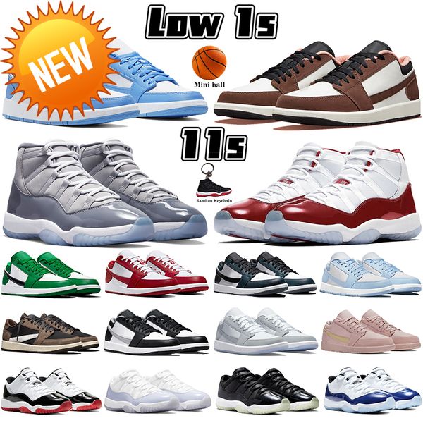 

boots 2022 designer low 1 1s cool wolf grey 11 11s basketball shoes university blue 72, Black