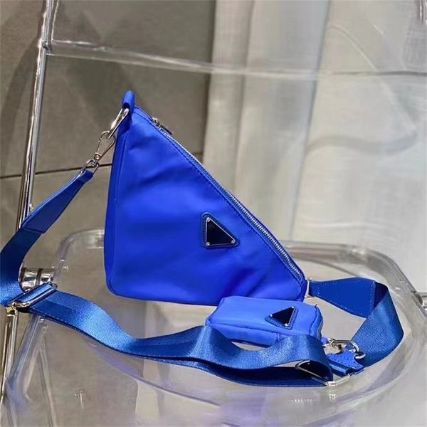 

two in one triangle single messenger net red canvas hand-held autumn and winter tide girl 55% off holesale store