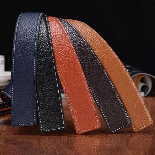 

2022 fashion big buckle belt genuine leather beltbelts designer luxury h mens leather waistband for men women 7 colors298f, Black;brown