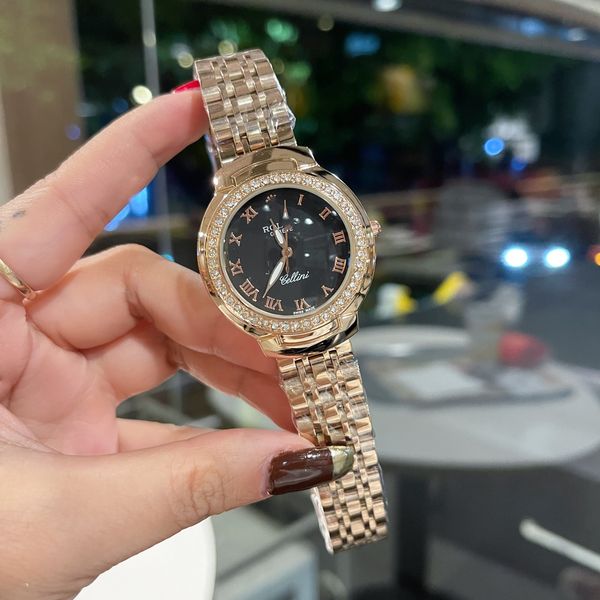 AAA Moissanite смотрит высококачественные Diamond Dial Women Watch Luxury Designer Watch Watches из нержавеющей стали ремешок