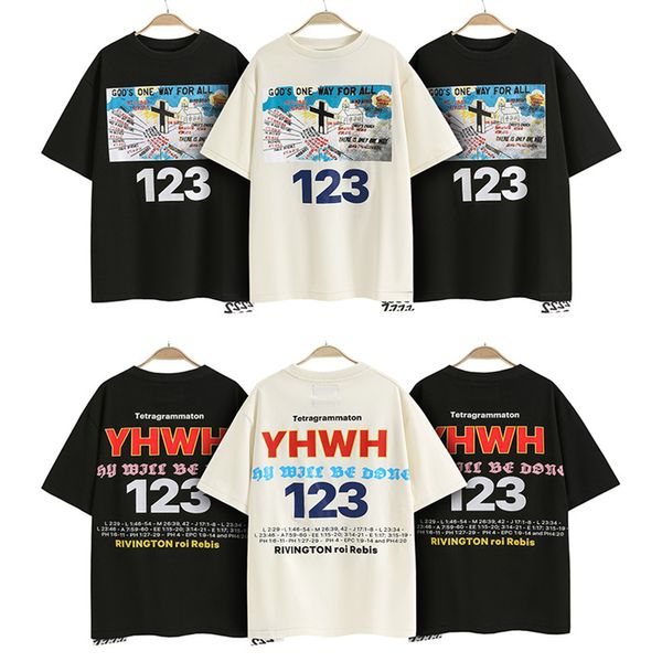 

fashion hip hop vintage t-shirt for men church cross printing high street short sleeve casual loose tss tshirt rrr123, White;black