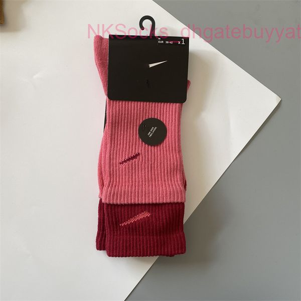 

men classic fashion socks hook brand color stitched men's women's long tube sports training sock street couple middle tubes luxury, Black