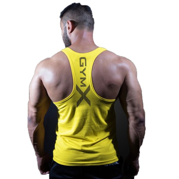 

men' fitnesss vest muscle sports tights t shirt quick dry fitness dress muscle training sleeveless, White;black