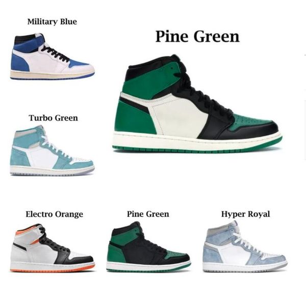 

kids big boy basketball shoes 1s high og 1 crimson tint chicago light smoke grey shadow obsidian rookie of the year bred toe green court pur, Black