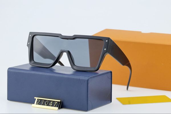 

2022 new designer luxury sunglasses for men women sun glasses classic outdoor shades big square frame fashion glasses, White;black