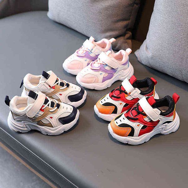 

children sneakers for boys casual running shoes girls gym shoes light breathe comfort outdoor air cushion jogging shoes f g220810, Black;red