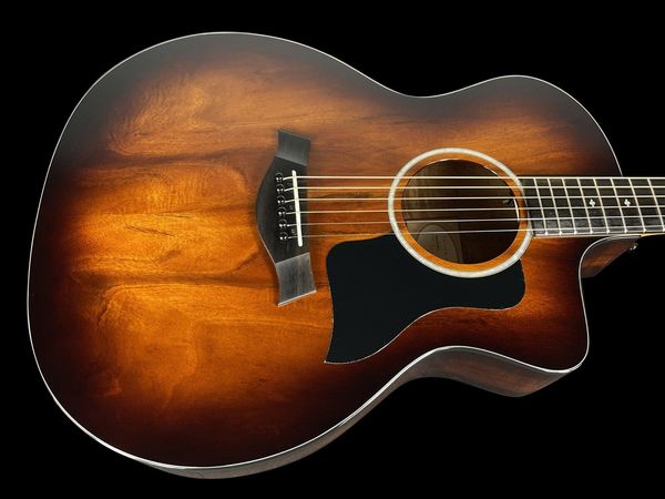

2022 taylo r 214ce-k dlx koa deluxe grand auditorium ~ shaded edgeburst acoustic guitar