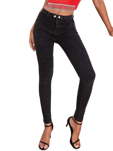 

apperloth a zip fly skinny jeans j4ur#, Blue