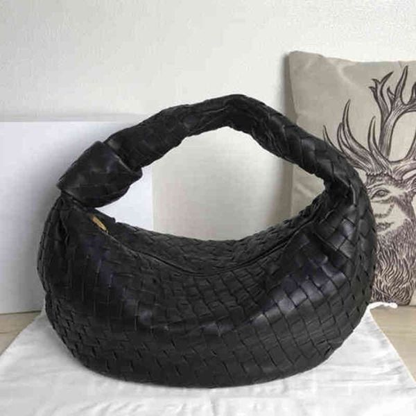 

large venetasss designer bottegasss handbag jodie sheepskin woven monk bag knotted armpit women's hobo portable single shoulder round