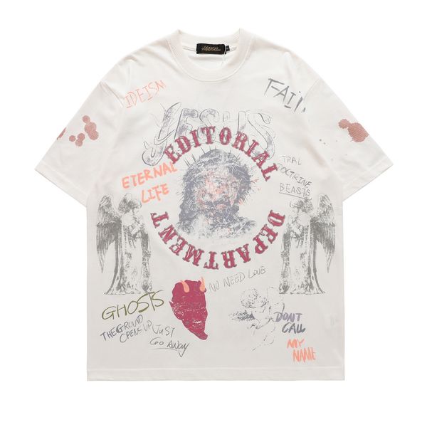 

summer t-shirt men hip hop graffiti letter print tshirt short sleeve shirts men cotton tees male, Black;brown