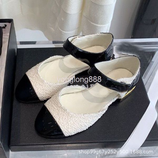 

dress shoes small fragrance color matching mary jane single shoes women's 22 early spring lingge flat sole leather hollow small, Black