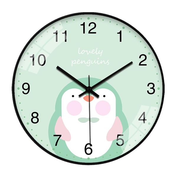 Orologi da parete Orologio per bambini Silenzioso senza ticchettio Numeri arabi decorativi nordici facili da leggere per la cameretta dei bambini