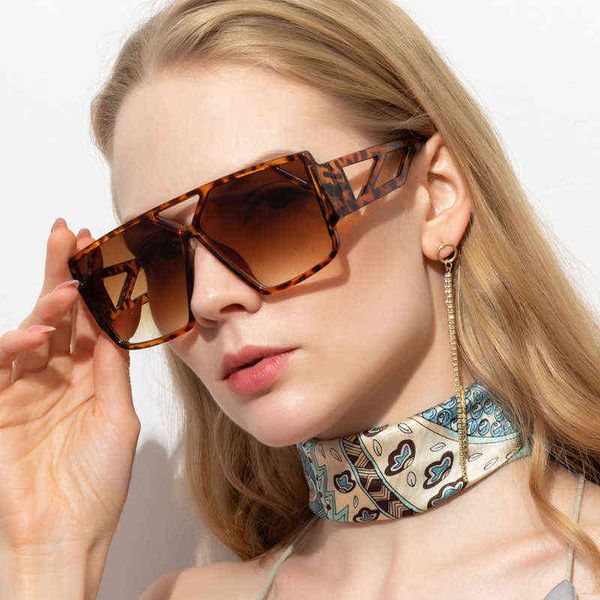 

sunglasses oversized shade black fashion square glasses big frame vintage retro female feminino 220326, White;black