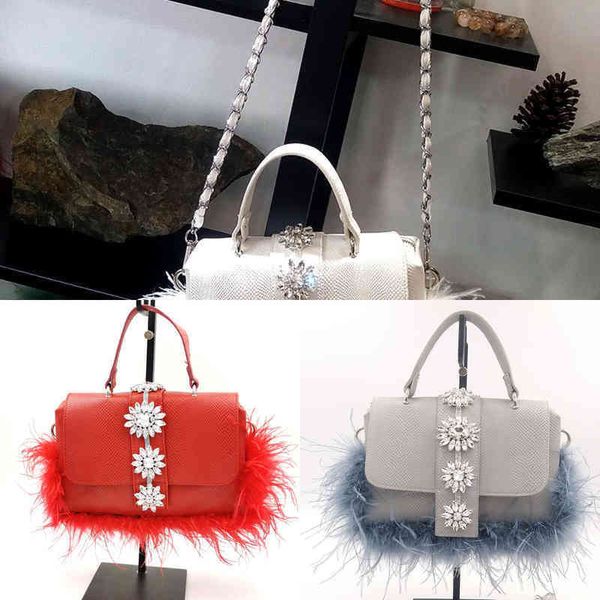 

evening bags shoulder 2010 thailand xiaozhongchao women's fashion portable one water brick feather diagonal 0321