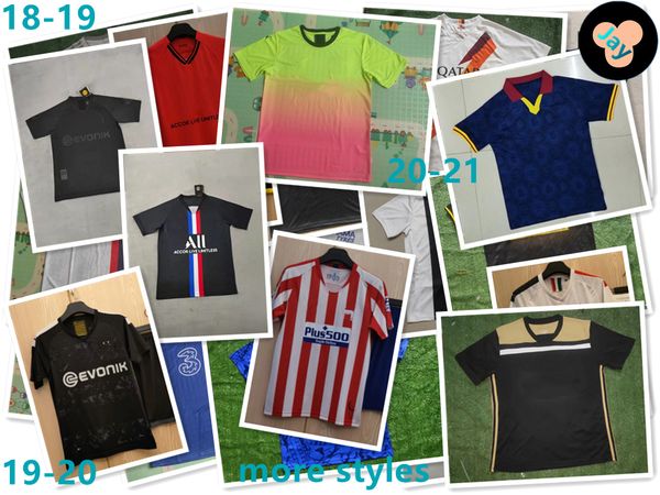 

20 21 season 18 19 madrid old style more teams soccer men's t-shirts jersey home away 2018 2019 2020 retro shirt s-xxl, White;black