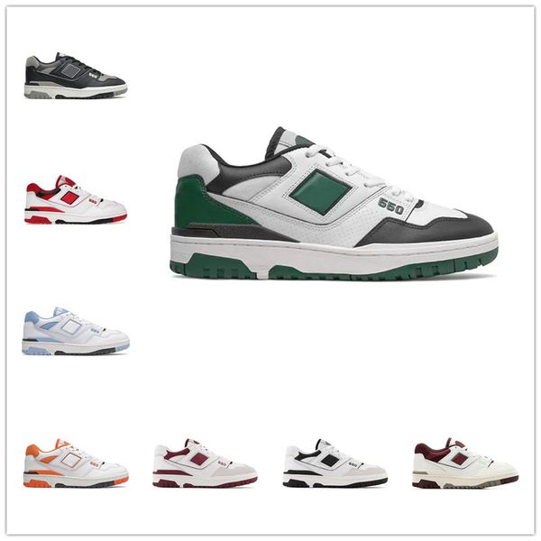 

new b550 550 casual designer shoes men women foam runners chaussures grey trainers sea salt black rich paul au lait 550s mens womens outdoor