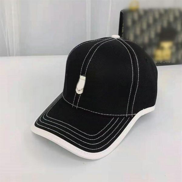 

2021 luxury canvas cap men women baseball hats outdoor sport classic letter hat european style four seasons caps259f, Blue;gray
