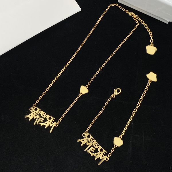 

designer bracelet pendant gold necklaces designers jewelry luxury necklace for women mens bracelets v gold chain wedding bangle homme box lu, Silver