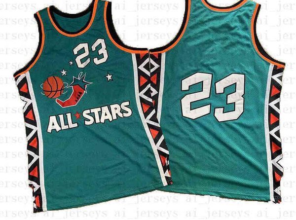 

wholesale custom 1985 1996 1992 03 all-star stitched throwback basketball jerseys hardwoods classic retro jersey size s m l  xxl, Black;red