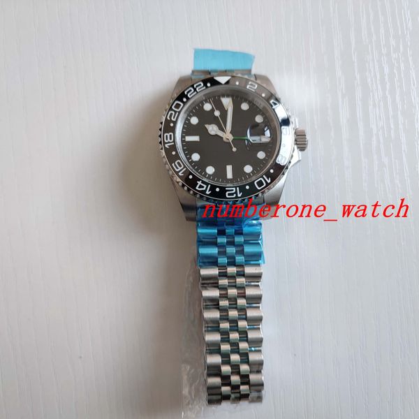 

fashion watch factory manufactures automatic mens watches gm/t ii batgirl ceramic steel jubilee bracelet men's watch 126710 diving supe, Slivery;brown