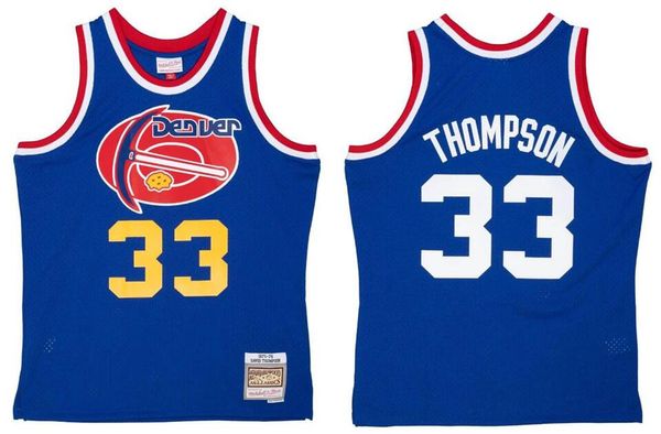 

stitched david thompson basketball jersey s-6xl mitchell & ness 1975-76 mesh hardwoods classics retro version men women youth jerseys, Black;red