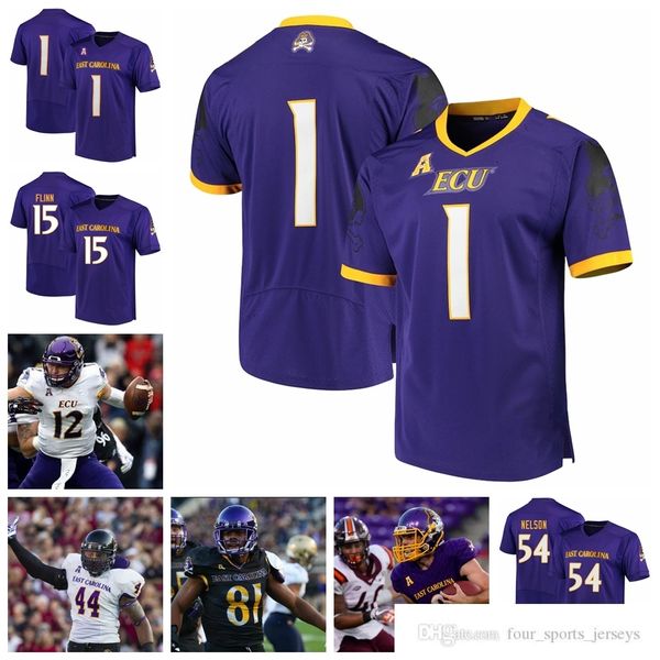 

ncaa ecu east carolina piratesÂ college football jerseys mens david garrard jersey deondre farrier reid herring blake proehl custom stitched, Black
