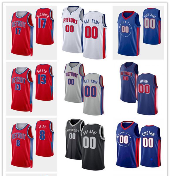 

#039;'nba''75th custom jersey detroit''pistons''men women youth 18 cory joseph 38 saben lee 12 isaiah liv, Black