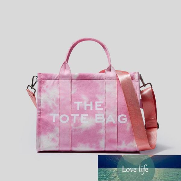 

fashion simple handbags tote canvas letters shoulder bag with logo large capacity messenger bags with letter printing