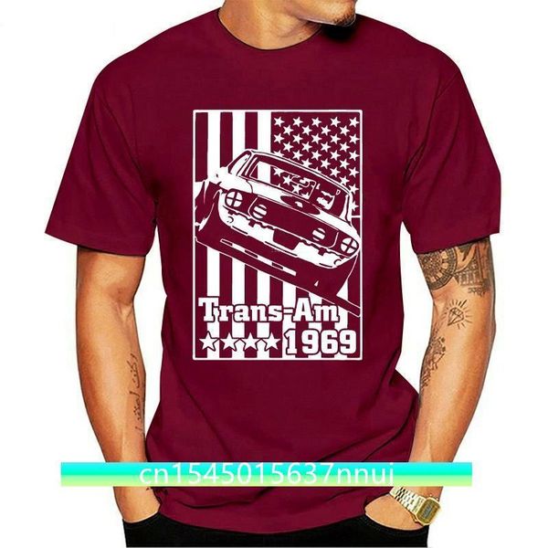 Mode Herren Mann TransAmerican 1969 Mustang American Muscle Car Race Shirt Cool T-Shirt T-Shirts 220702