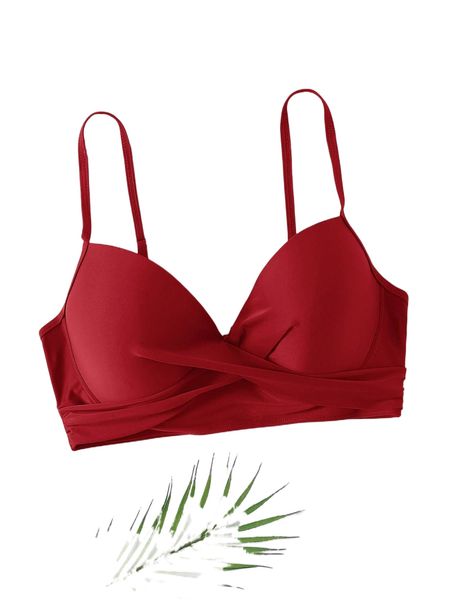 

plus crossover underwire bikini 16i7#, Black