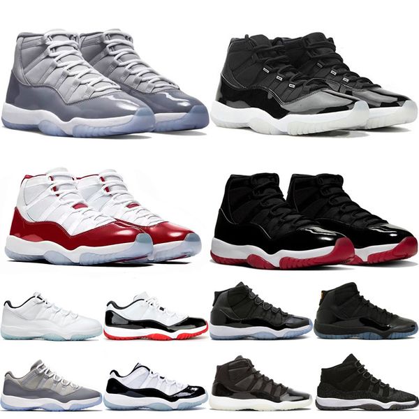 

11 basketball shoes sports black cat gamma dark souls women men 11s university blue sneakers metallic silver sports varsity space jam traine