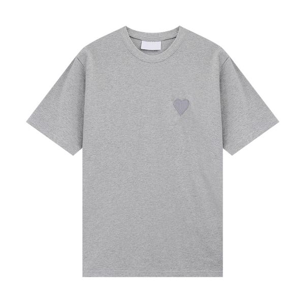 

mens 2023 women designer of luxury amis t shirt tshirts fashion men s casual tshirt man clothing 47cgm, White;black