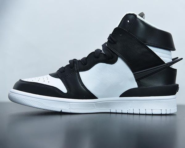 

shoes mens dunks high white/black/spruce aura shoe sports sneakers color black white size 36-47 available, White;red