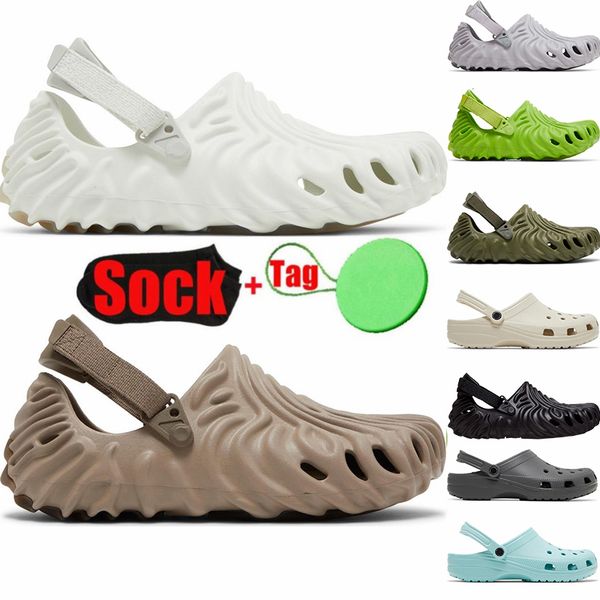 

summer sandals 2022 designer slides classic rubber clog stratus urchin crocodile brown green white mens womens sandal beach shoes sandale sl, Black