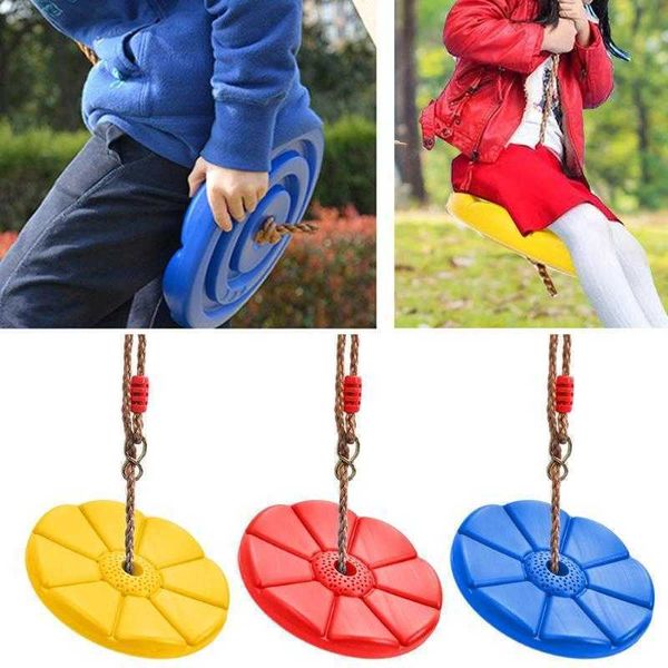 Giostre per bambini Altalena per bambini Corda per arrampicata con piattaforme Disco Giocattoli per attrezzature per parchi giochi al coperto all'aperto