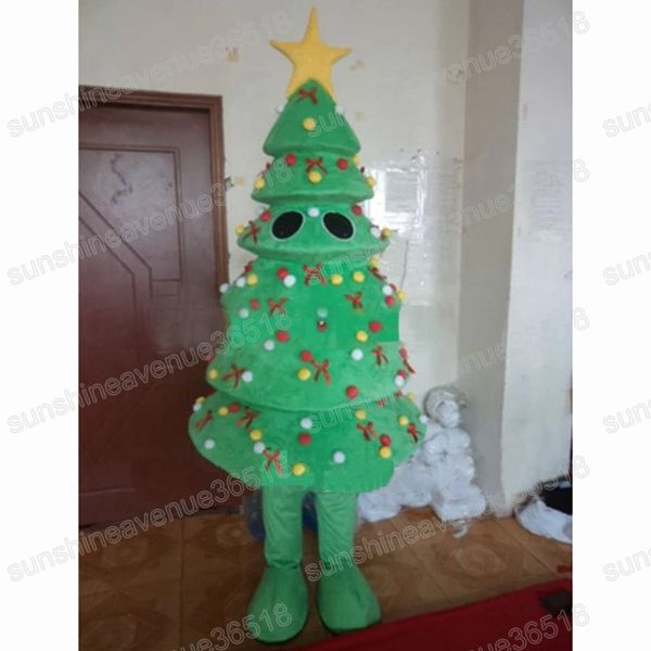 Fantasia de mascote de árvore de natal personagem de tea de animal de alta qualidade carnaval unissex adultos roupas de halloween partido de festa vestido de vestuário