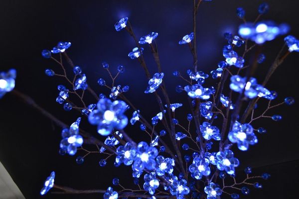 Ghirlande di fiori decorativi Batteria illuminata Ramo 20 