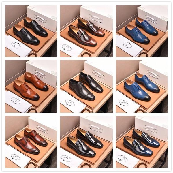

15 style pd luxury shoes mens loafers paris genuine leather gommino slip on walk wedding business drive dress classics shoes size 38-45, Black