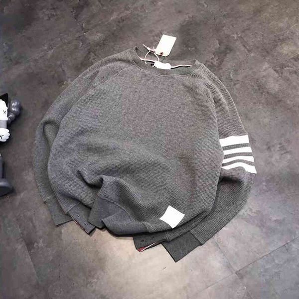 

chaopai spring cash knitted round neck couple loose straight tube sweater, Black