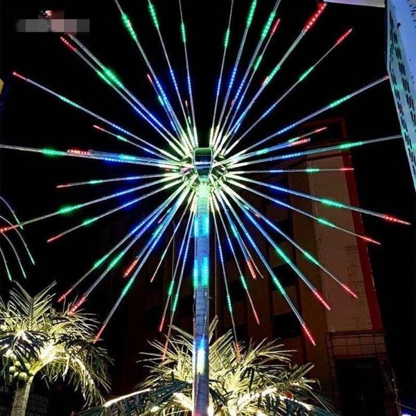 Decorazioni natalizie Fuochi d'artificio Lampada per albero luminoso 20 pezzi Rami 3 m Altezza Antipioggia per uso esterno Decorazioni a gocciaNatale