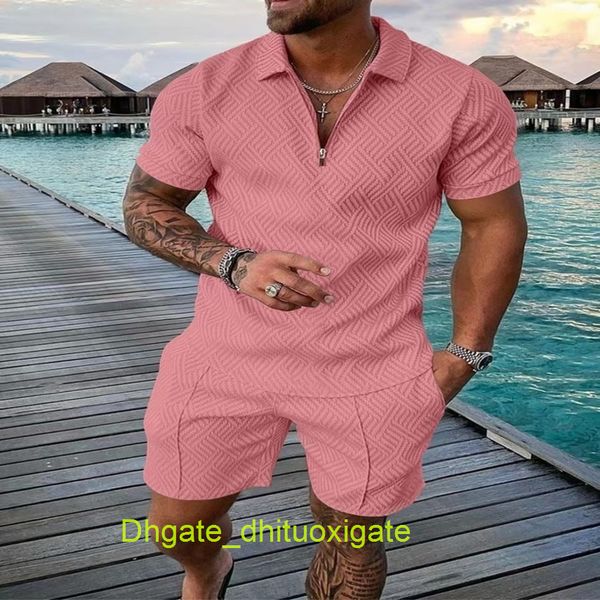 

loose summer men's tracksuits hawaii sets casual tshirt man print short sleeve shirts luxury tracksuit fashion men beach outfits 2 piec, Gray