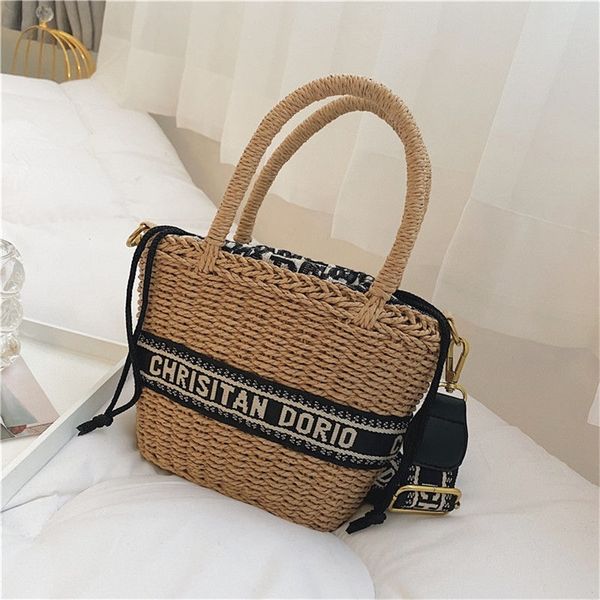 

12% off 2022 new fashion trendy bags mini woven beach cauliflower basket women's one shoulder portable messenger shopping